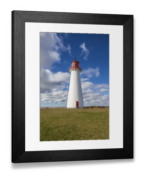 Framed Print : Canada, Prince Edward Island, Point Prim Lighthouse