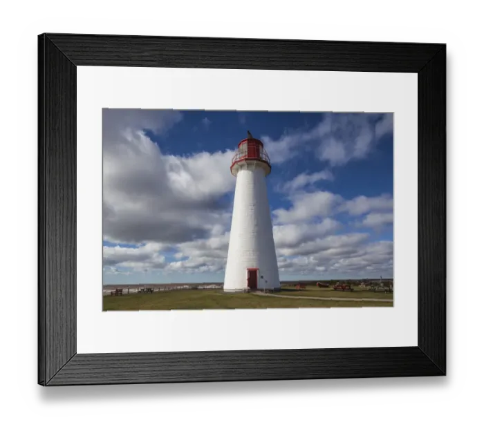 Framed Print : Canada, Prince Edward Island, Point Prim Lighthouse