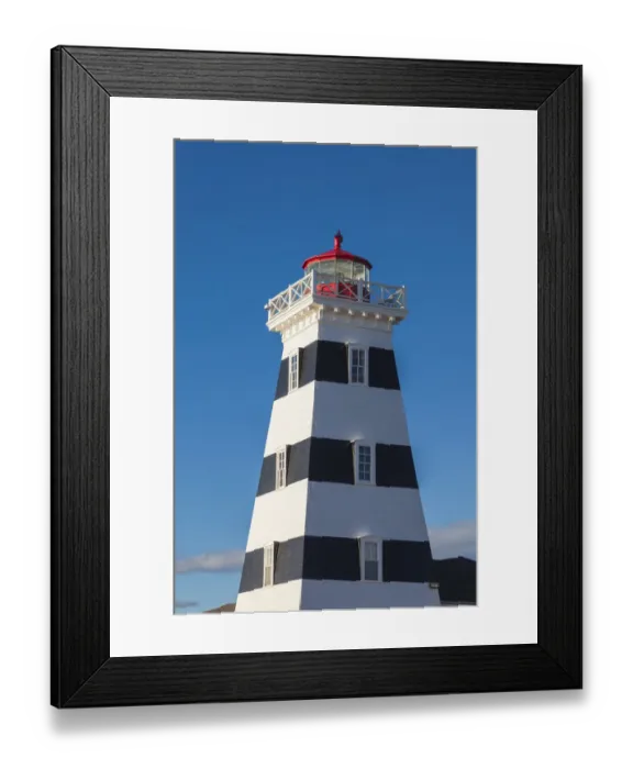 Framed Print : Canada, Prince Edward Island, West Point Lighthouse Framed Print : Canada, Prince Edward Island, West Point Lighthouse