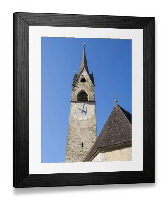 Framed Print : Chiesa Arcipretale Santa Maria Assunta. Traditional architecture of the Primiero Framed Print : Chiesa Arcipretale Santa Maria Assunta. Traditional architecture of the Primiero