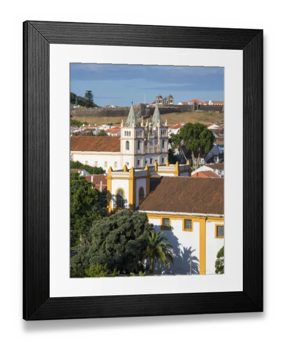 Framed Print : Igreja do Santissimo Salvador da Se. Capital Angra do Heroismo Framed Print : Igreja do Santissimo Salvador da Se. Capital Angra do Heroismo