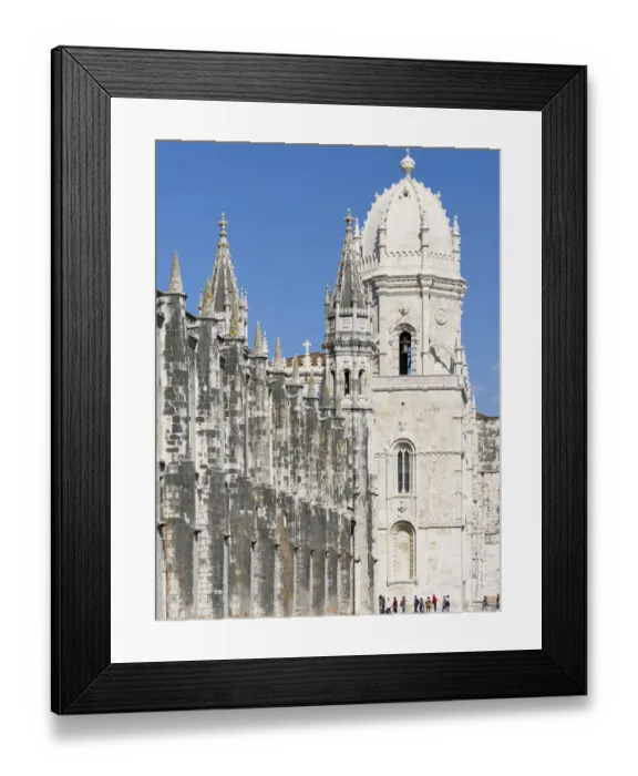 Framed Print : Jeronimos Monastery, Hieronymites Monastery, in Belem, listed as UNESCO World Heritage Framed Print : Jeronimos Monastery, Hieronymites Monastery, in Belem, listed as UNESCO World Heritage