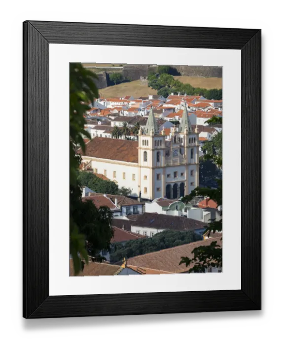 Framed Print : Igreja do Santissimo Salvador da Se. Capital Angra do Heroismo historic center Framed Print : Igreja do Santissimo Salvador da Se. Capital Angra do Heroismo historic center