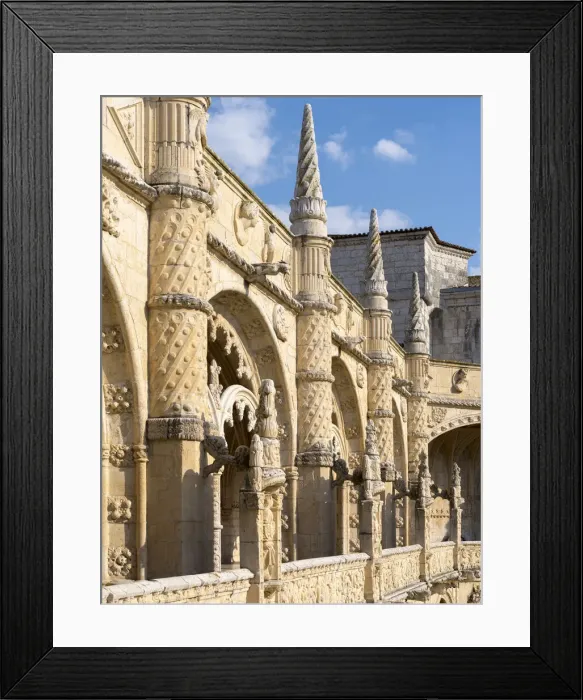 Framed Print : The two storied cloister. Mosteiro dos Jeronimos (Jeronimos Monastery