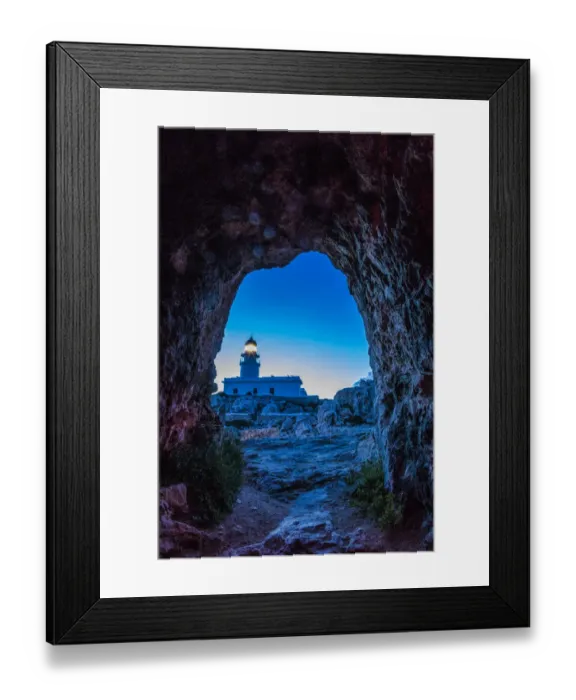Framed Print : Spain, Menorca. Lighthouse at Cavalleria at sunrise Framed Print : Spain, Menorca. Lighthouse at Cavalleria at sunrise
