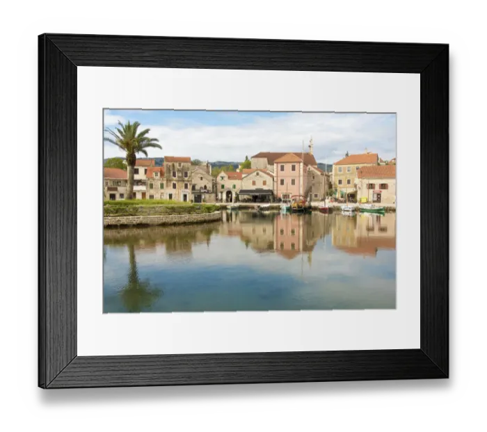 Framed Print : Croatia, Hvar Island, Vrboska. Known as Little Venice Framed Print : Croatia, Hvar Island, Vrboska. Known as Little Venice