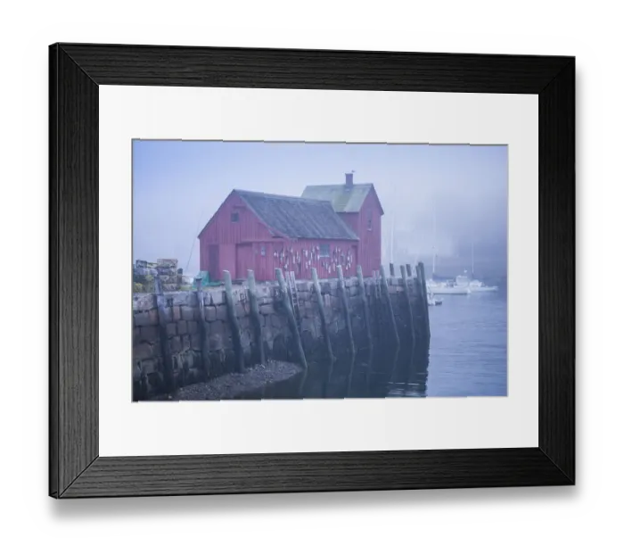 Framed Print : USA, Massachusetts, Cape Ann, Rockport. Rockport Harbor, Motif Number One Framed Print : USA, Massachusetts, Cape Ann, Rockport. Rockport Harbor, Motif Number One