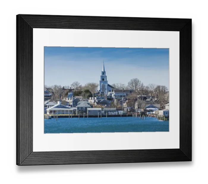 Framed Print : USA, Massachusetts, Nantucket Island. Nantucket Town, First Congregational Church Framed Print : USA, Massachusetts, Nantucket Island. Nantucket Town, First Congregational Church