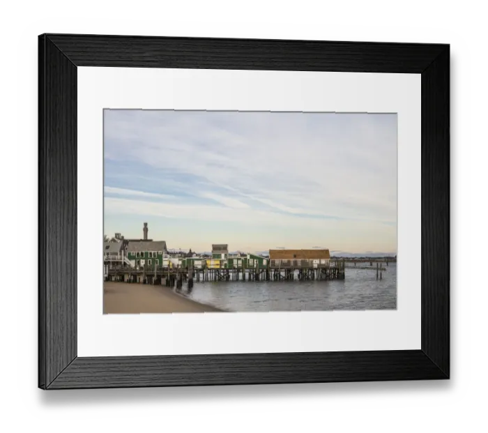 Framed Print : USA, Massachusetts, Cape Cod, Provincetown. Pier and Provincetown Monument Framed Print : USA, Massachusetts, Cape Cod, Provincetown. Pier and Provincetown Monument
