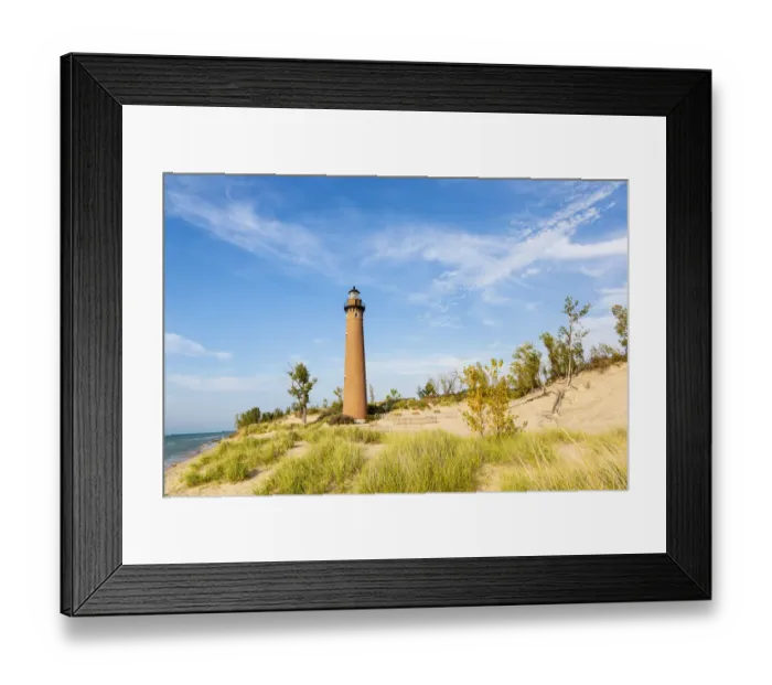 Framed Print : Little Sable Point Lighthouse near Mears, Michigan Framed Print : Little Sable Point Lighthouse near Mears, Michigan