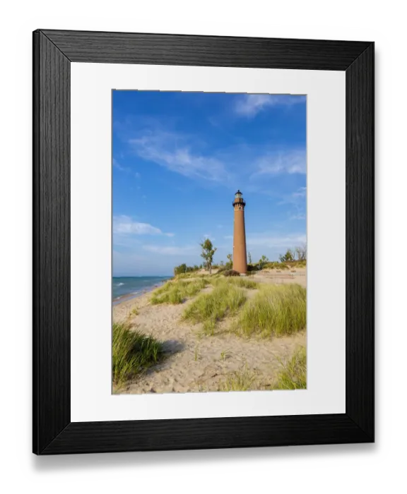 Framed Print : Little Sable Point Lighthouse near Mears, Michigan, USA