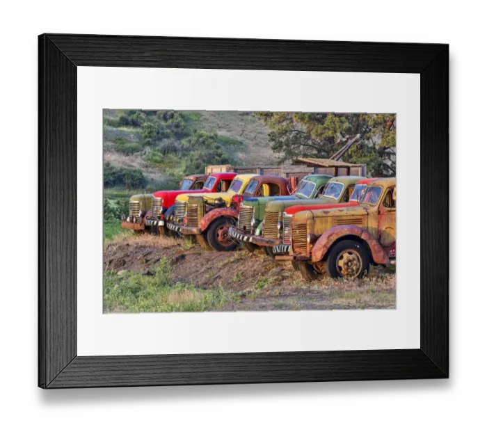 Framed Print : USA, Washington State, Palouse. Antique trucks Framed Print : USA, Washington State, Palouse. Antique trucks