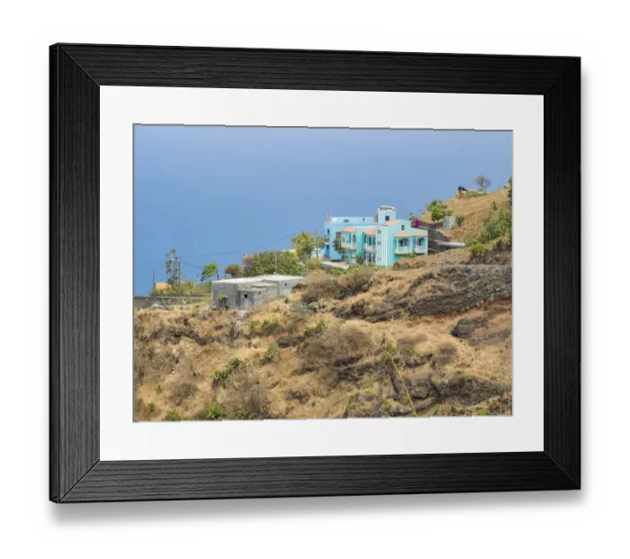 Framed Print : Landscape near Galinheiro in the north west of the island Framed Print : Landscape near Galinheiro in the north west of the island