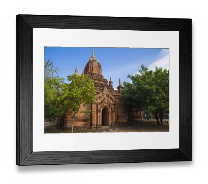 Framed Print : Temple in Bagan, Myanmar