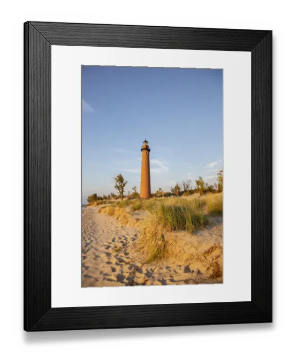 Framed Print : Little Sable Point Lighthouse near Mears, Michigan Framed Print : Little Sable Point Lighthouse near Mears, Michigan