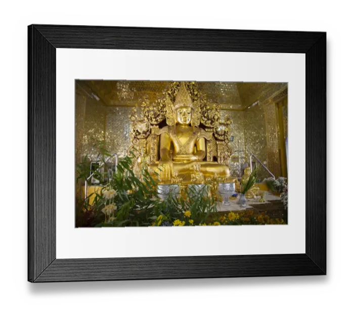 Framed Print : Kuthodaw Pagoda in Mandalay, Myanmar Framed Print : Kuthodaw Pagoda in Mandalay, Myanmar