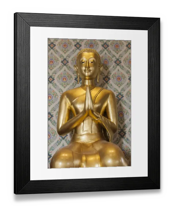 Framed Print : Thailand, Bangkok. Chinatown, Wat Traimit, home of the Golden Buddha, small Buddha statue Framed Print : Thailand, Bangkok. Chinatown, Wat Traimit, home of the Golden Buddha, small Buddha statue
