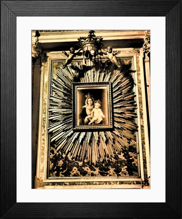 Framed Print : Italy, Vernazza. Infrared image of the interior of Santa Margherita di Antiochia Church Framed Print : Italy, Vernazza. Infrared image of the interior of Santa Margherita di Antiochia Church