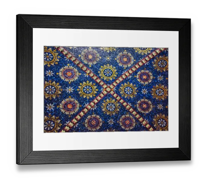Framed Print : Mosaic painting inside Oplenac Royal Mausoleum, also known as Saint Georges Church Framed Print : Mosaic painting inside Oplenac Royal Mausoleum, also known as Saint Georges Church