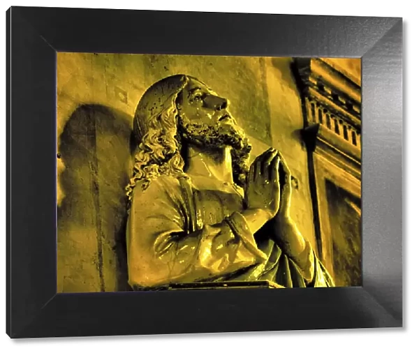 Italy, Florence. Infrared image inside the Church of Santa Maria Novella