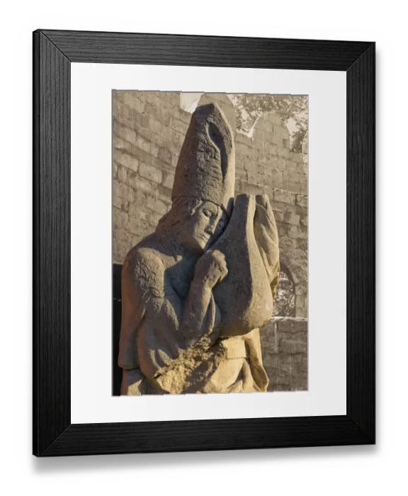 Framed Print : Stone statue in the Inner City of Baku, Azerbaijan Framed Print : Stone statue in the Inner City of Baku, Azerbaijan