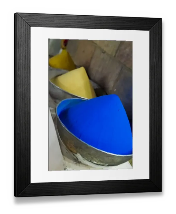 Framed Print : Spice vendor at the Souk at night. The blue container is bluing used to whiten white Framed Print : Spice vendor at the Souk at night. The blue container is bluing used to whiten white