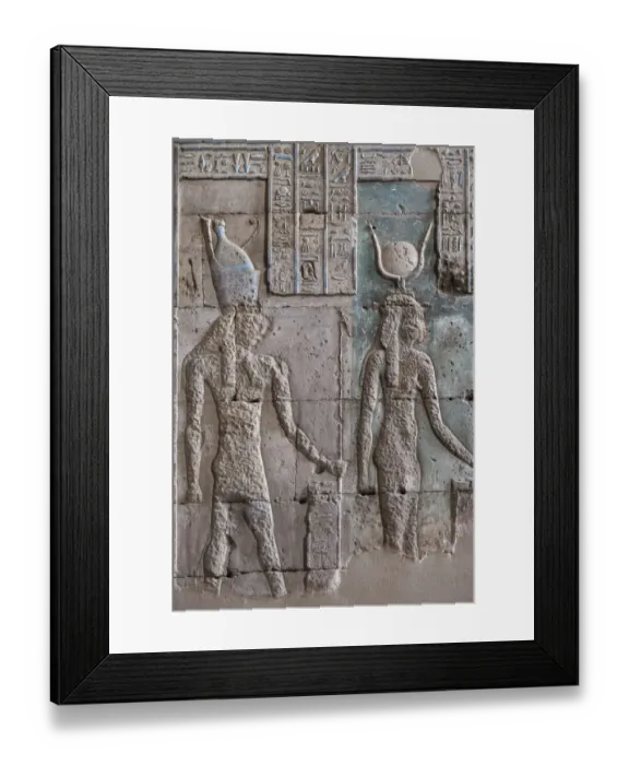 Framed Print : Temple of Dendera. Esna, Egypt