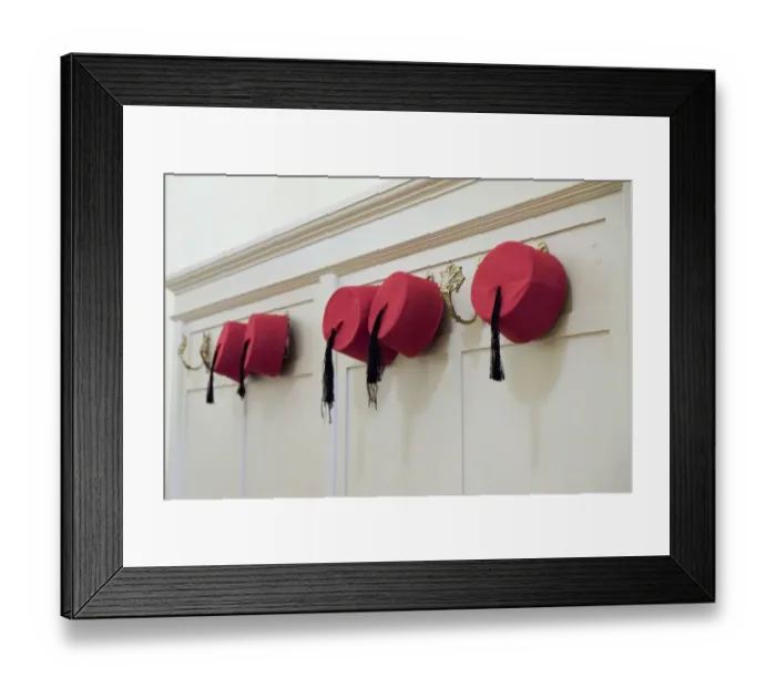 Framed Print : Fez hats. Winter Palace Hotel. Luxor, Egypt Framed Print : Fez hats. Winter Palace Hotel. Luxor, Egypt