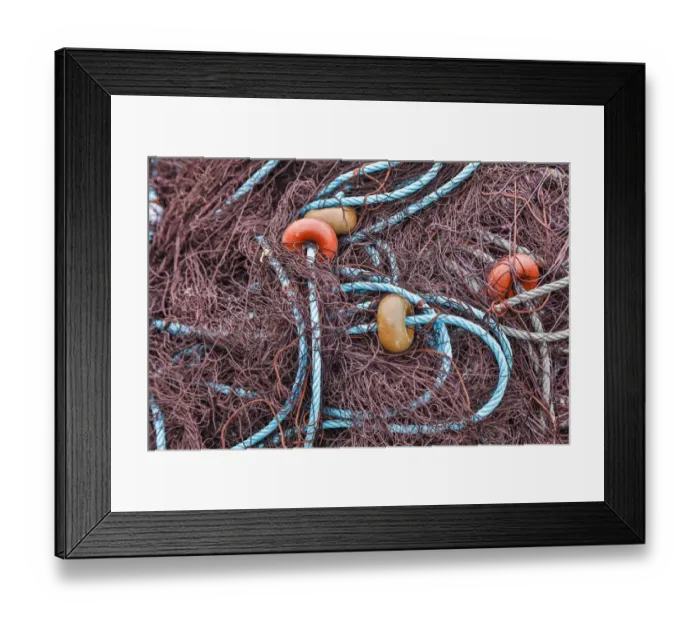 Framed Print : Spain, Menorca. Fishing nets Framed Print : Spain, Menorca. Fishing nets