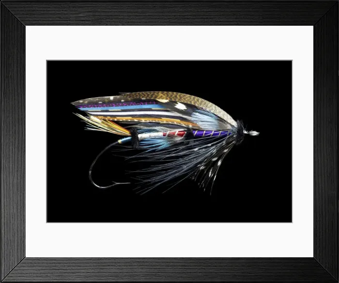 Framed Print : Atlantic Salmon Fly designs. Fleming Framed Print : Atlantic Salmon Fly designs. Fleming