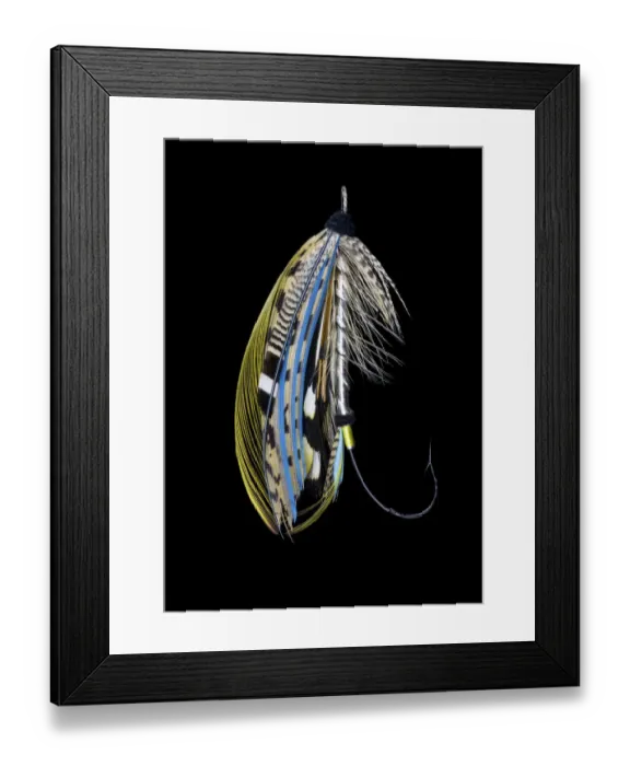 Framed Print : Atlantic Salmon Fly designs Silver Gray Framed Print : Atlantic Salmon Fly designs Silver Gray