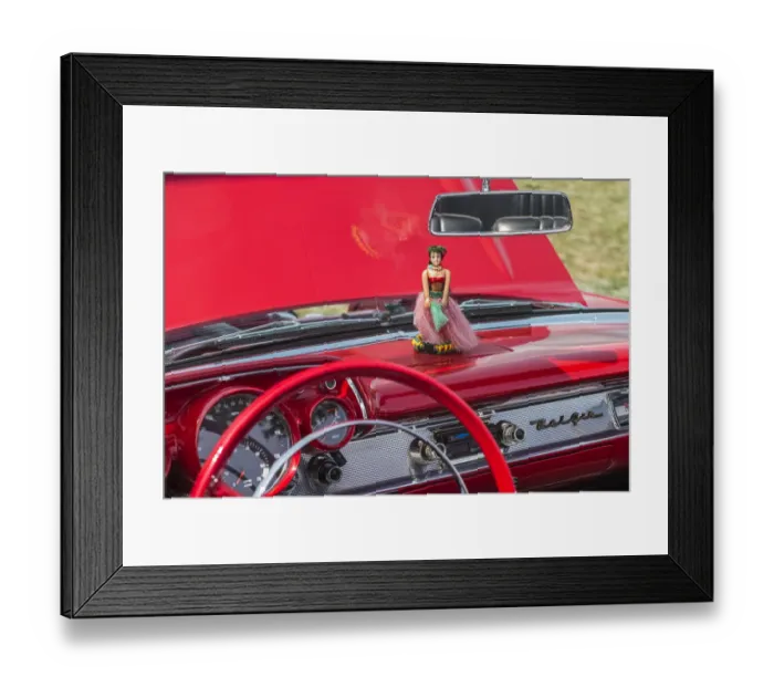 Framed Print : USA, Massachusetts, Cape Ann, Gloucester. Antique car, antique car with kewpie doll Framed Print : USA, Massachusetts, Cape Ann, Gloucester. Antique car, antique car with kewpie doll