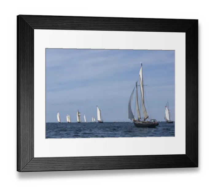 Framed Print : USA, Massachusetts, Cape Ann, Gloucester. Gloucester Schooner Festival
