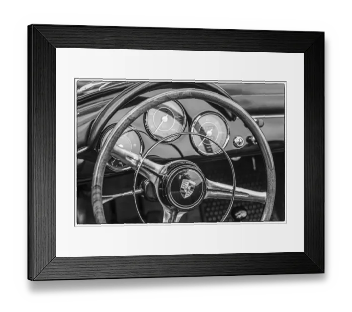 Framed Print : USA, Massachusetts, Essex. Antique cars, detail of 1963 Porsche 356 steering wheel Framed Print : USA, Massachusetts, Essex. Antique cars, detail of 1963 Porsche 356 steering wheel