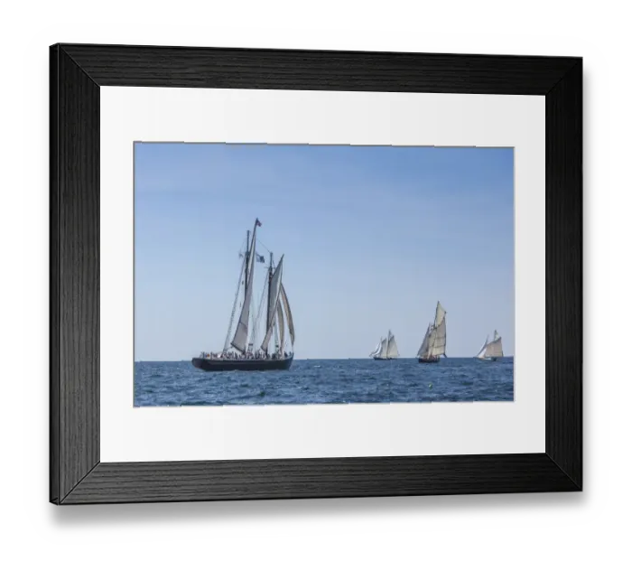 Framed Print : USA, Massachusetts, Cape Ann, Gloucester. Gloucester Schooner Festival