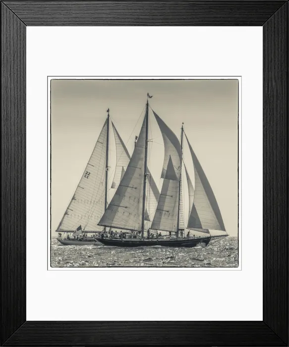 Framed Print : USA, Massachusetts, Cape Ann, Gloucester. Gloucester Schooner Festival