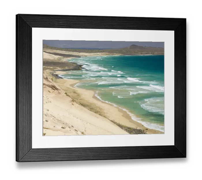 Framed Print : Coastal landscape near Calhau. Island Sao Vicente, Cape Verde Framed Print : Coastal landscape near Calhau. Island Sao Vicente, Cape Verde