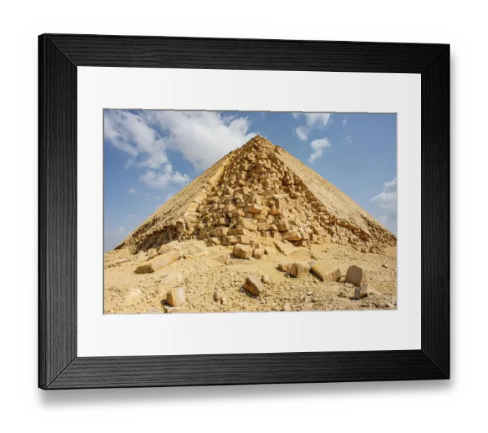 Framed Print : Nile River Expedition, Dahshur (near Giza, on West Bank) Framed Print : Nile River Expedition, Dahshur (near Giza, on West Bank)
