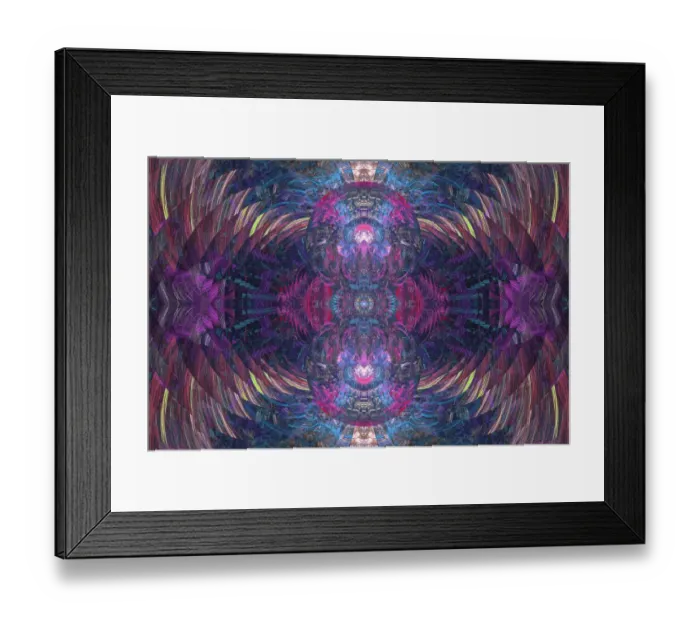 Framed Print : Symmetrical abstract