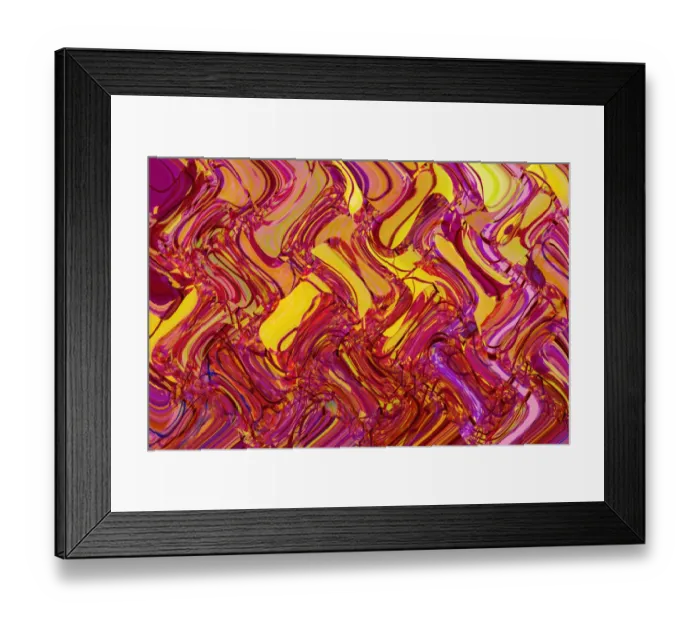 Framed Print : Red and Yellow Abstract Framed Print : Red and Yellow Abstract
