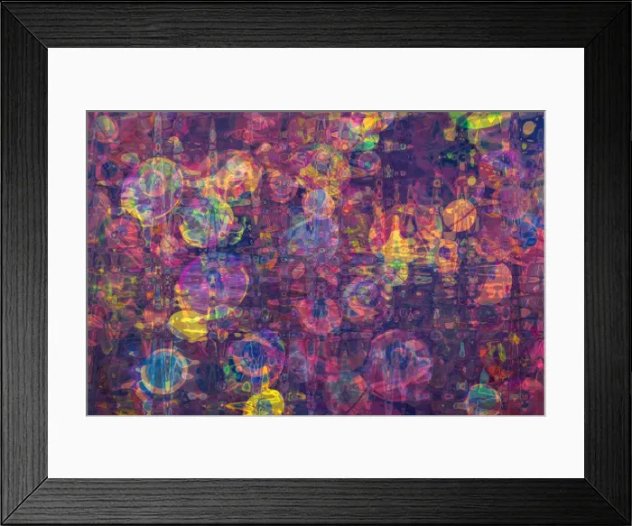 Framed Print : Abstract Purple Circles Framed Print : Abstract Purple Circles
