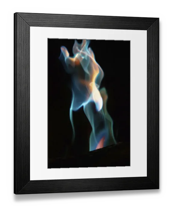 Framed Print : Colorful flames Framed Print : Colorful flames