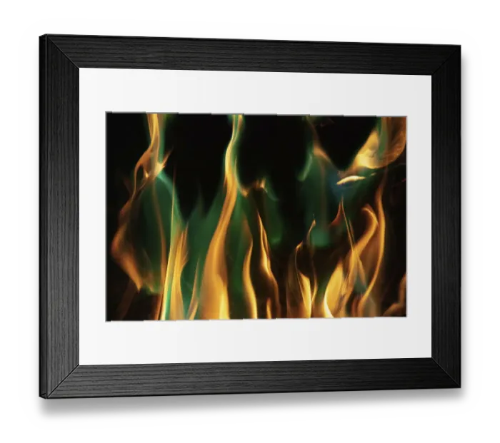 Framed Print : Colorful flames Framed Print : Colorful flames