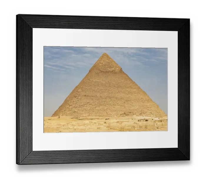 Framed Print : Africa, Egypt, Cairo. Giza plateau. Pyramid of Khafre in Giza Framed Print : Africa, Egypt, Cairo. Giza plateau. Pyramid of Khafre in Giza