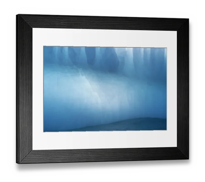Framed Print : Antarctica, South Georgia Island, Gold Harbor. Blue iceberg close-up
