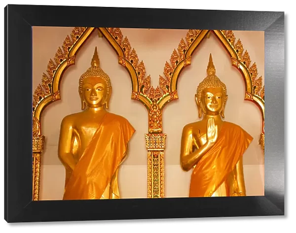 Thailand. Buddha statues in temple