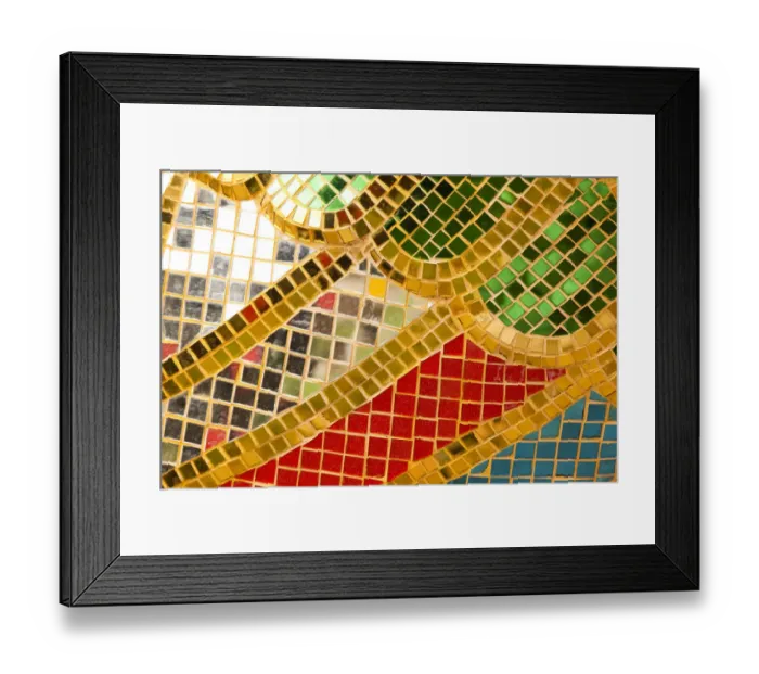 Framed Print : Thailand, Colorful mosaic abstract