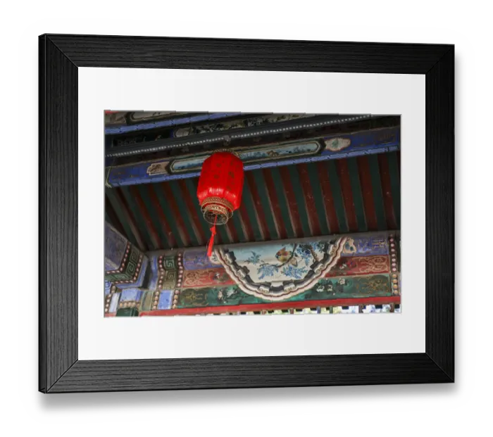 Framed Print : Asia, China, Beijing, Lantern and Ceiling Detail of the Summer Palace of Empress Cixi Framed Print : Asia, China, Beijing, Lantern and Ceiling Detail of the Summer Palace of Empress Cixi