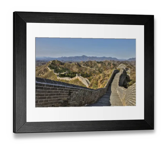 Framed Print : Asia, China, Jinshanling, The Great Wall Framed Print : Asia, China, Jinshanling, The Great Wall