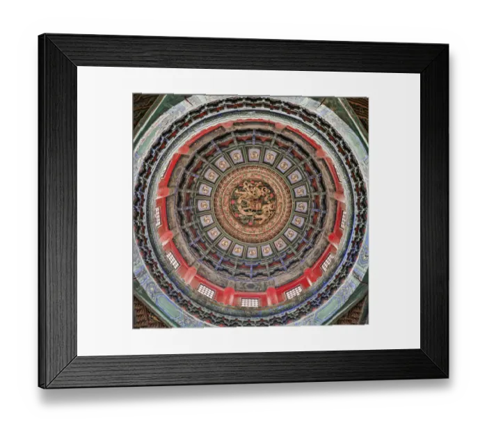 Framed Print : Asia, China, Beijing, Ceiling Detail of the Forbidden City Framed Print : Asia, China, Beijing, Ceiling Detail of the Forbidden City